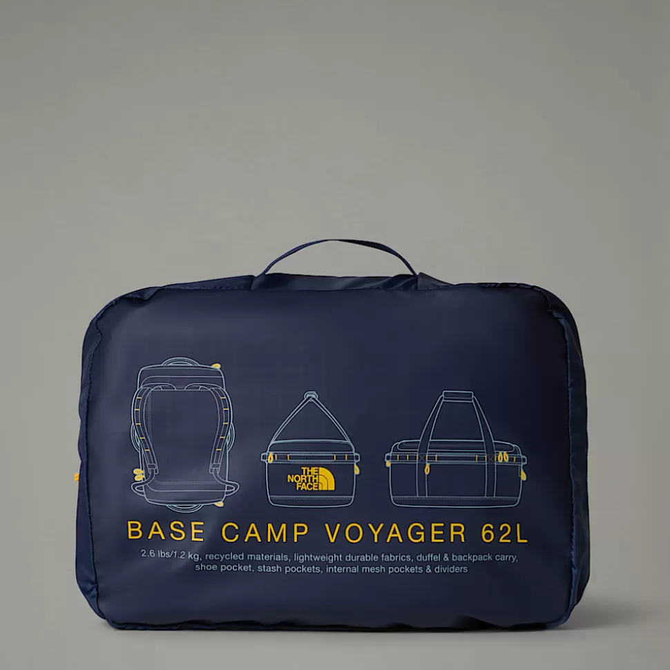 The North Face Bolsa De Deporte Base Camp Duffel Voyager 62 L Summit Navy-Summit Gold-NPF Store