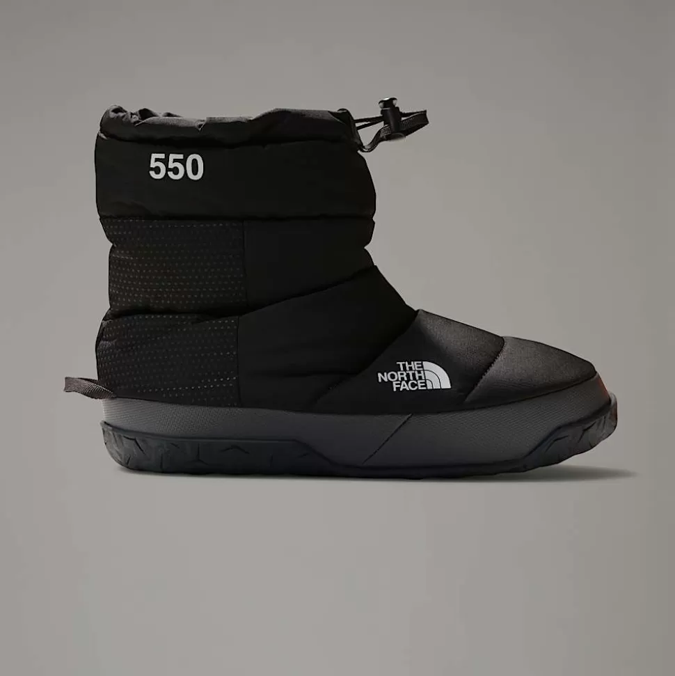The North Face Botas Après Nuptse Para Hombre TNF Black-Asphalt Grey Sale