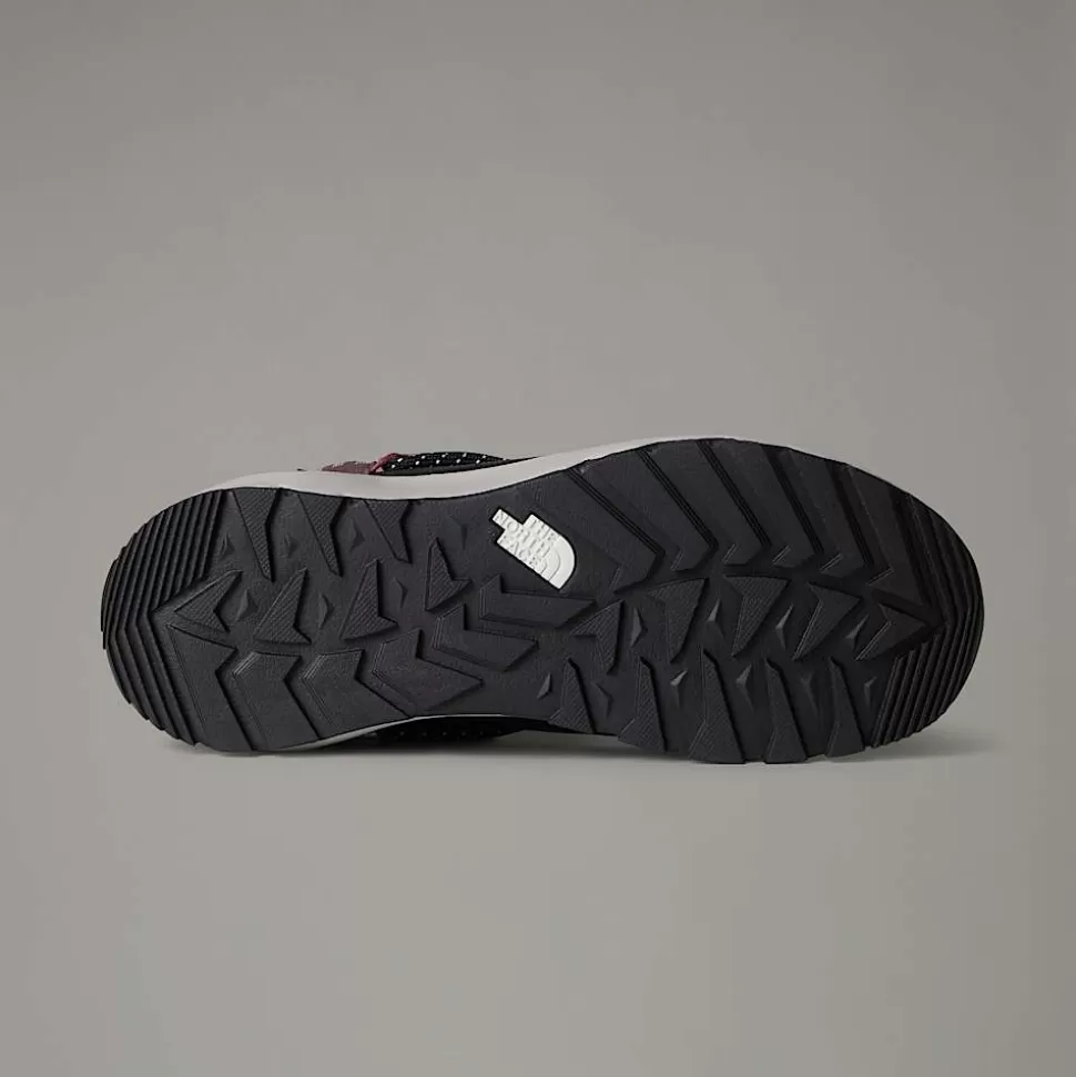 The North Face Botas De Invierno Impermeables Con Cordones ThermoBall™ Para Mujer Deep Taupe-TNF Black Best