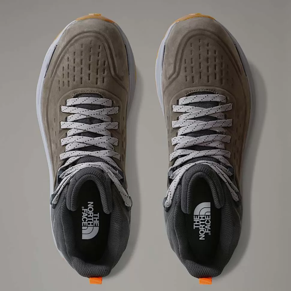 The North Face Botas De Senderismo De Cuero VECTIV™ Exploris II Para Hombre New Taupe Green-Asphalt Grey Best