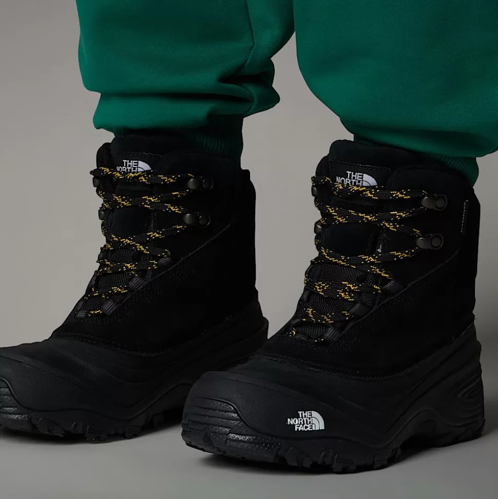 The North Face Botas De Senderismo Impermeables Con Cordones Chilkat V Para Niños TNF Black-TNF Black Best Sale