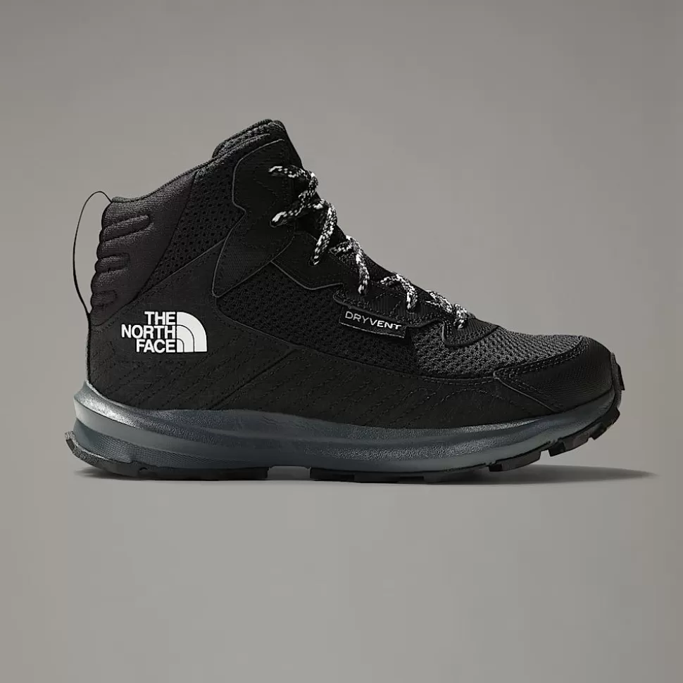 The North Face Botas De Senderismo Impermeables De Caña Media Fastpack Para Jóvenes TNF Black-TNF Black Cheap