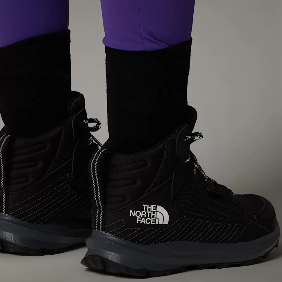 The North Face Botas De Senderismo Impermeables De Caña Media Fastpack Para Jóvenes TNF Black-TNF Black Cheap