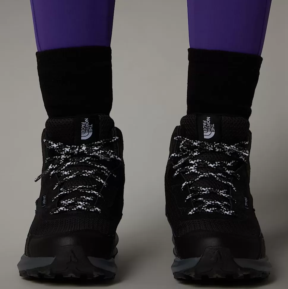 The North Face Botas De Senderismo Impermeables De Caña Media Fastpack Para Jóvenes TNF Black-TNF Black Cheap