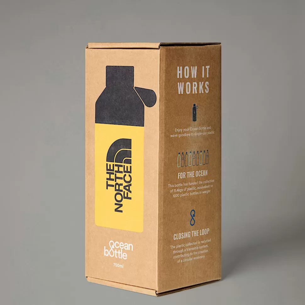 The North Face Botella De Agua 0.75L X Ocean Bottle Summit Gold-TNF Black Best Sale