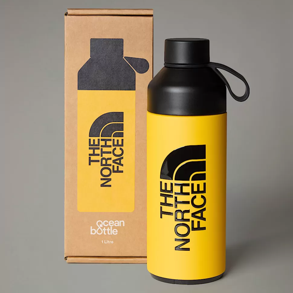 The North Face Botella De Agua 1L X Ocean Bottle Summit Gold-TNF Black Online