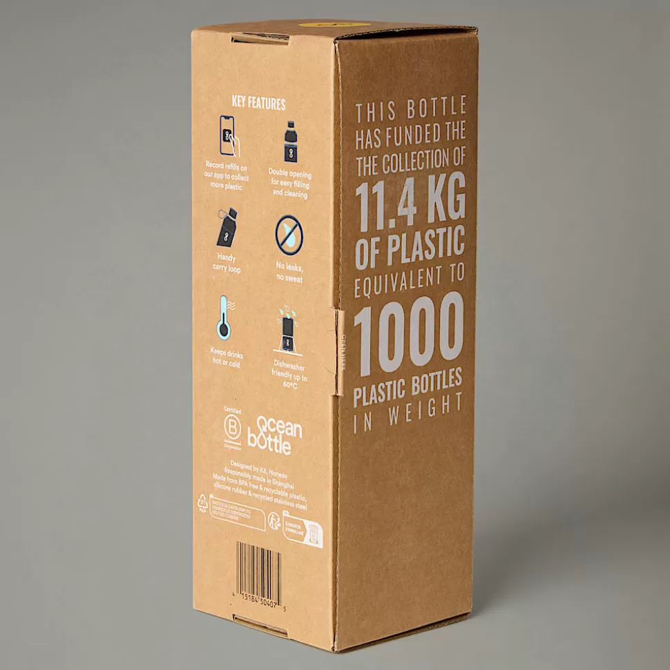 The North Face Botella De Agua 1L X Ocean Bottle Summit Gold-TNF Black Online