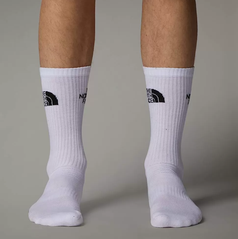 The North Face Calcetines Altos Con Amortiguación Multi Sport TNF White Best