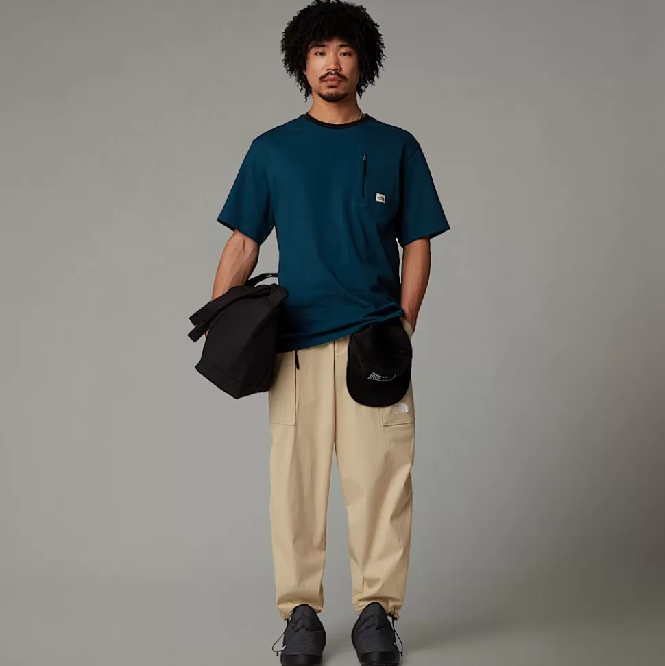 The North Face Camiseta Con Bolsillo Heritage Para Hombre Midnight Petrol Fashion