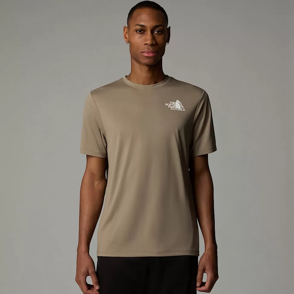 The North Face Camiseta Con Estampado Gráfico 4/7 Para Hombre Cavern Grey Best Sale