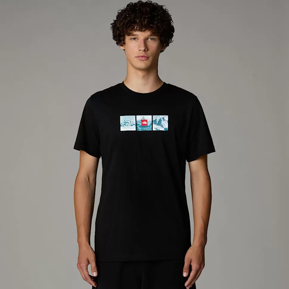 The North Face Camiseta Con Estampado Gráfico Expedition System Para Hombre TNF Black Outlet