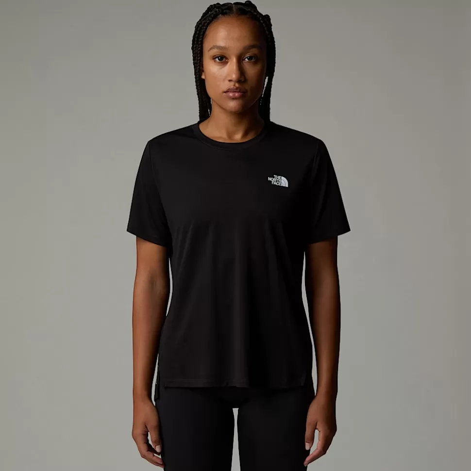 The North Face Camiseta Con Estampado Gráfico Flex Para Mujer TNF Black Hot