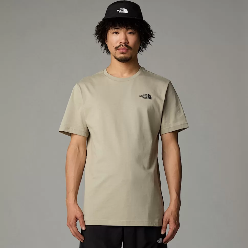 The North Face Camiseta Con Estampado Gráfico Redbox Para Hombre Clay Grey-TNF Black 3D Summit Mesh Print Clearance