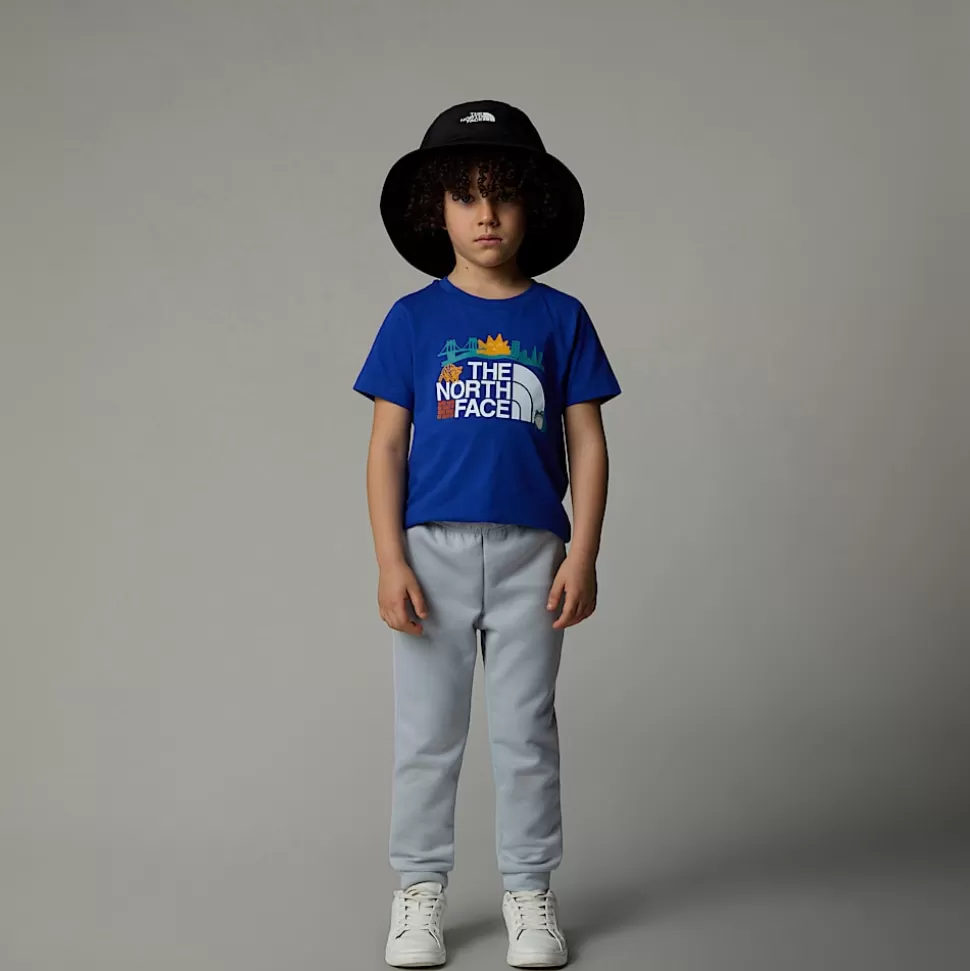 The North Face Camiseta Con Estampado Gráfico Trail Map Para Niños TNF Blue Online