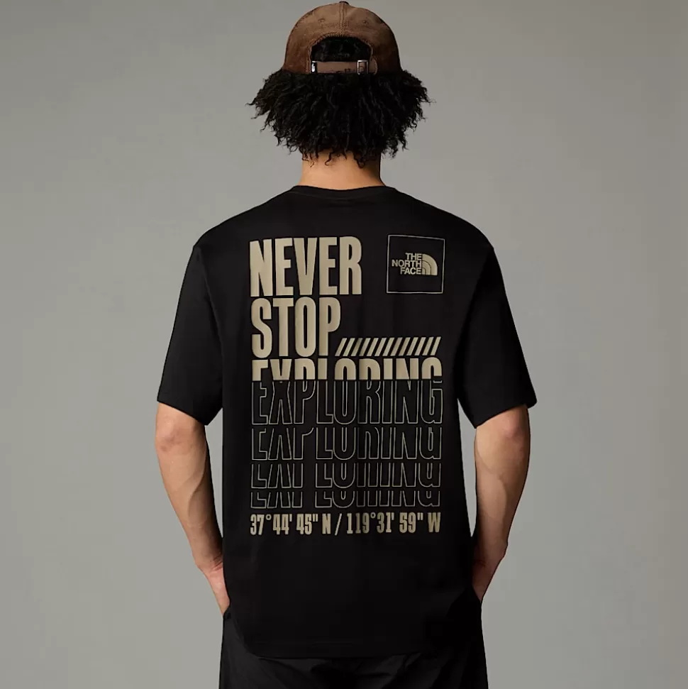 The North Face Camiseta Coordinates Para Hombre TNF Black Sale