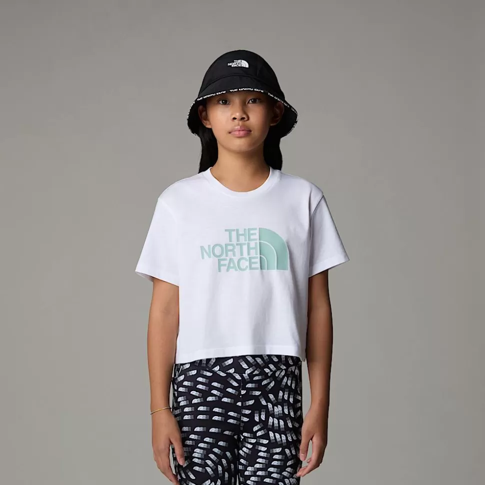 The North Face Camiseta Corta Easy Para Niña TNF White Best Sale