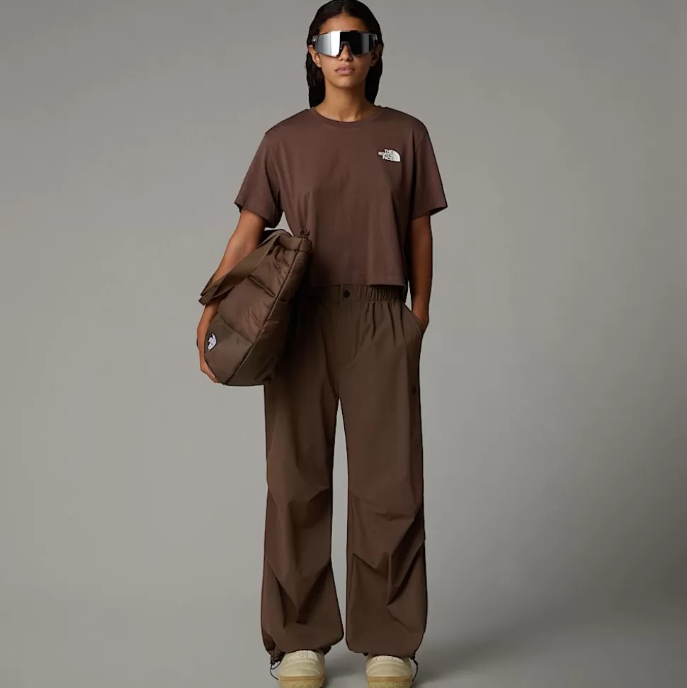 The North Face Camiseta Corta Simple Dome Para Mujer Smokey Brown Cheap