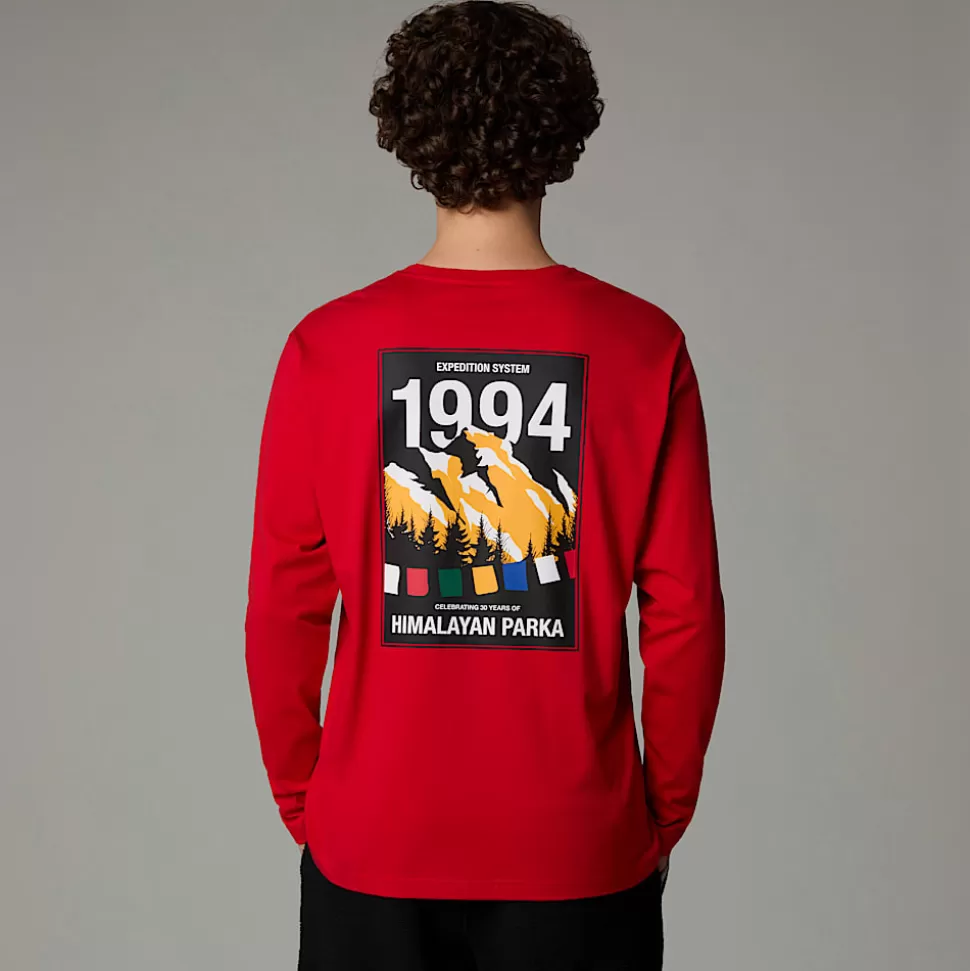 The North Face Camiseta De Manga Larga Anniversary Para Hombre TNF Red Online