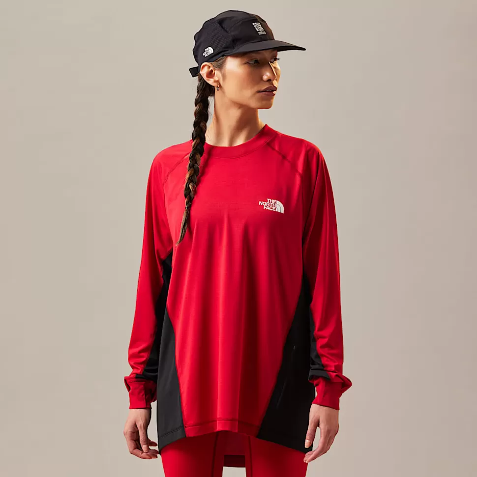 The North Face Camiseta De Manga Larga De Trail Runnning X UNDERCOVER SOUKUU Chili Pepper Red-TNF Black Discount