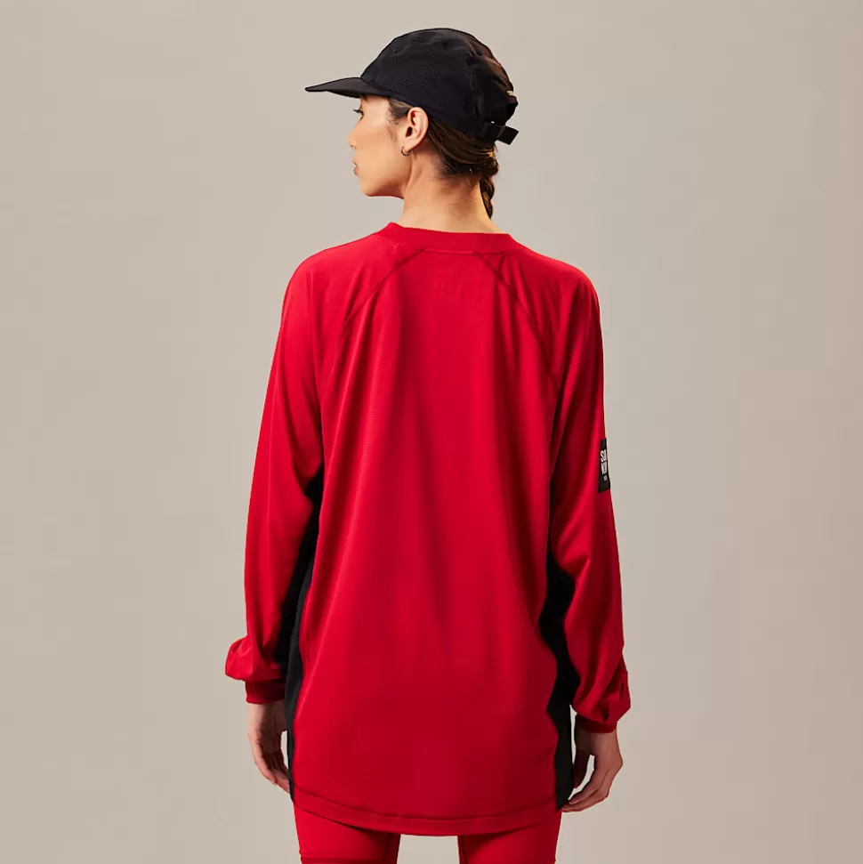 The North Face Camiseta De Manga Larga De Trail Runnning X UNDERCOVER SOUKUU Chili Pepper Red-TNF Black Discount