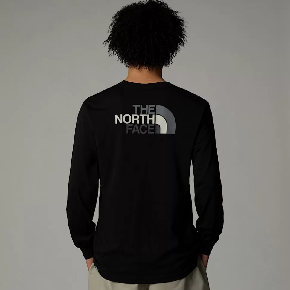 The North Face Camiseta De Manga Larga Easy Para Hombre TNF Black Fashion
