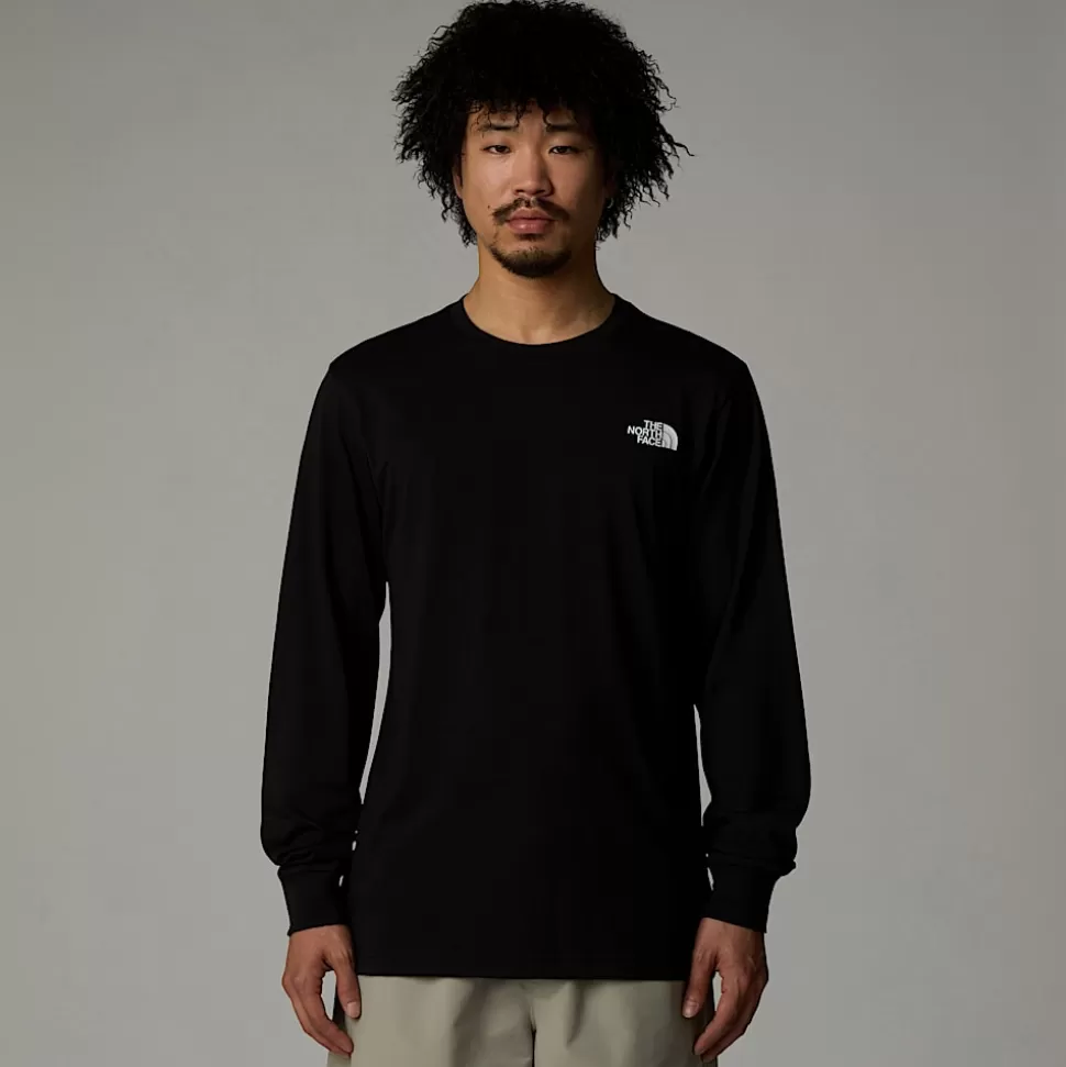 The North Face Camiseta De Manga Larga Easy Para Hombre TNF Black Fashion