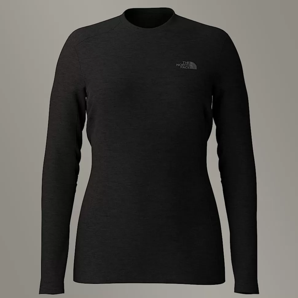 The North Face Camiseta De Manga Larga Easy Para Mujer TNF Black Fashion