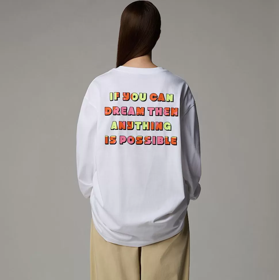 The North Face Camiseta De Manga Larga Gráfica TNF X Yinka Ilori Unisex TNF White Store