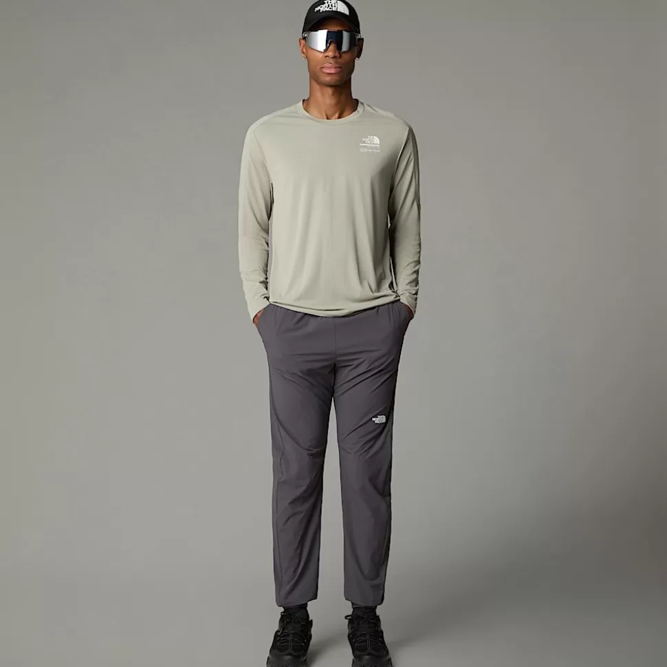 The North Face Camiseta De Manga Larga Kikash Para Hombre Clay Grey Clearance