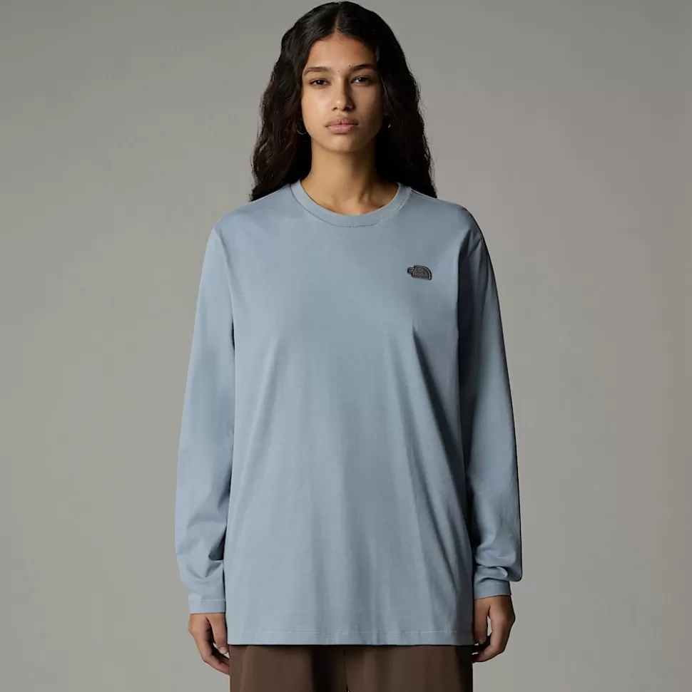 The North Face Camiseta De Manga Larga Natural Dye Para Mujer Smoked Pearl Natural Dye Hot