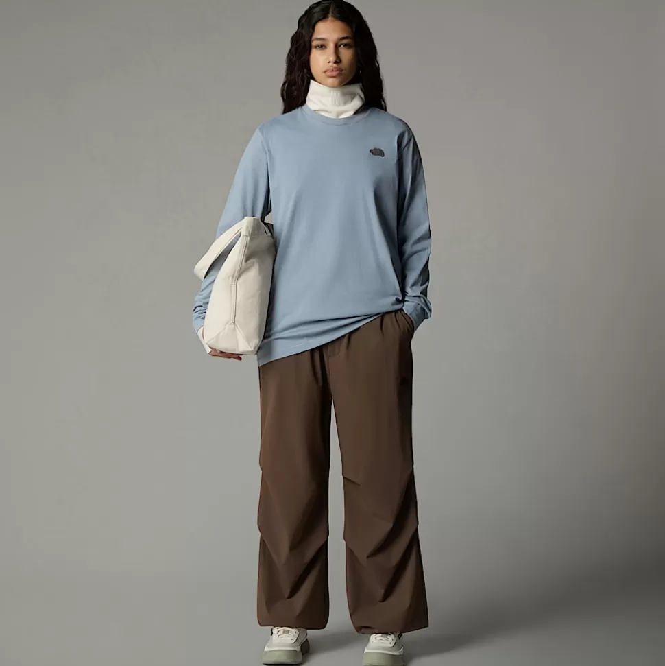 The North Face Camiseta De Manga Larga Natural Dye Para Mujer Smoked Pearl Natural Dye Hot