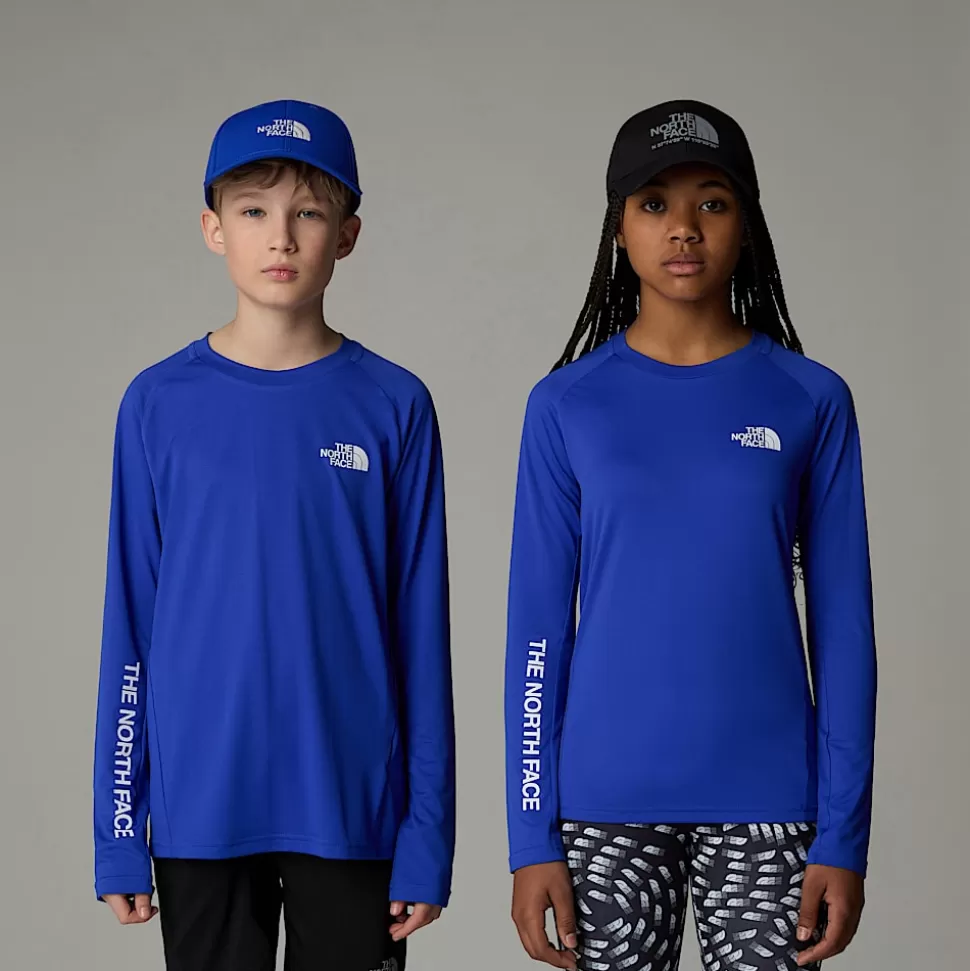 The North Face Camiseta De Manga Larga Never Stop Para Jóvenes TNF Blue Hot