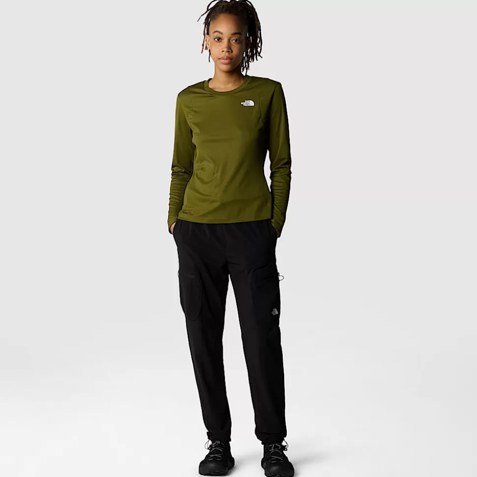 The North Face Camiseta De Manga Larga Plegable LIGHTRANGE™ Para Mujer Forest Olive Hot