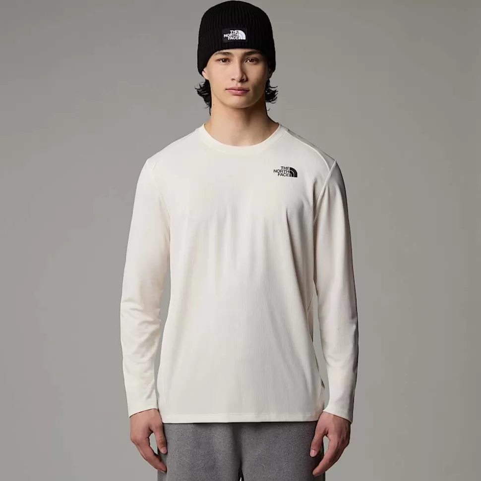 The North Face Camiseta De Manga Larga Shadow Para Hombre White Dune Discount