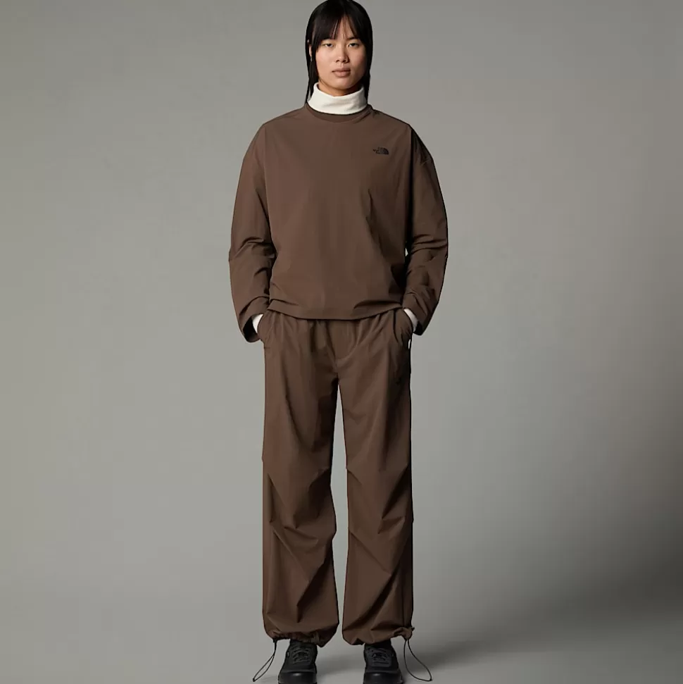 The North Face Camiseta De Tela De Manga Larga Para Mujer Smokey Brown Best