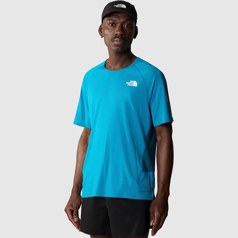 The North Face Camiseta De Trail Running Summit High Para Hombre Sapphire Slate-Blue Moss Best Sale