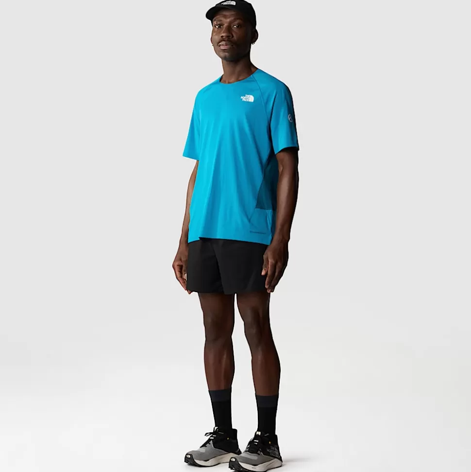 The North Face Camiseta De Trail Running Summit High Para Hombre Sapphire Slate-Blue Moss Best Sale
