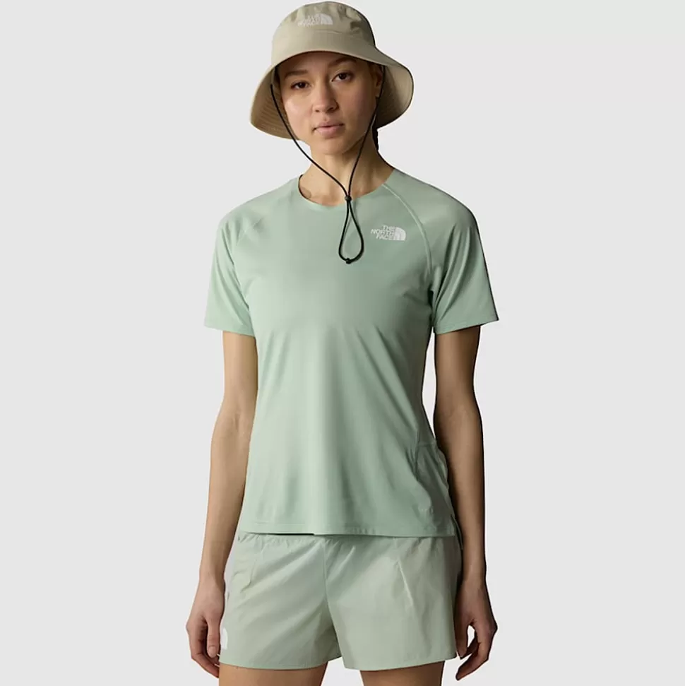 The North Face Camiseta De Trail Running Summit High Para Mujer Misty Sage Discount