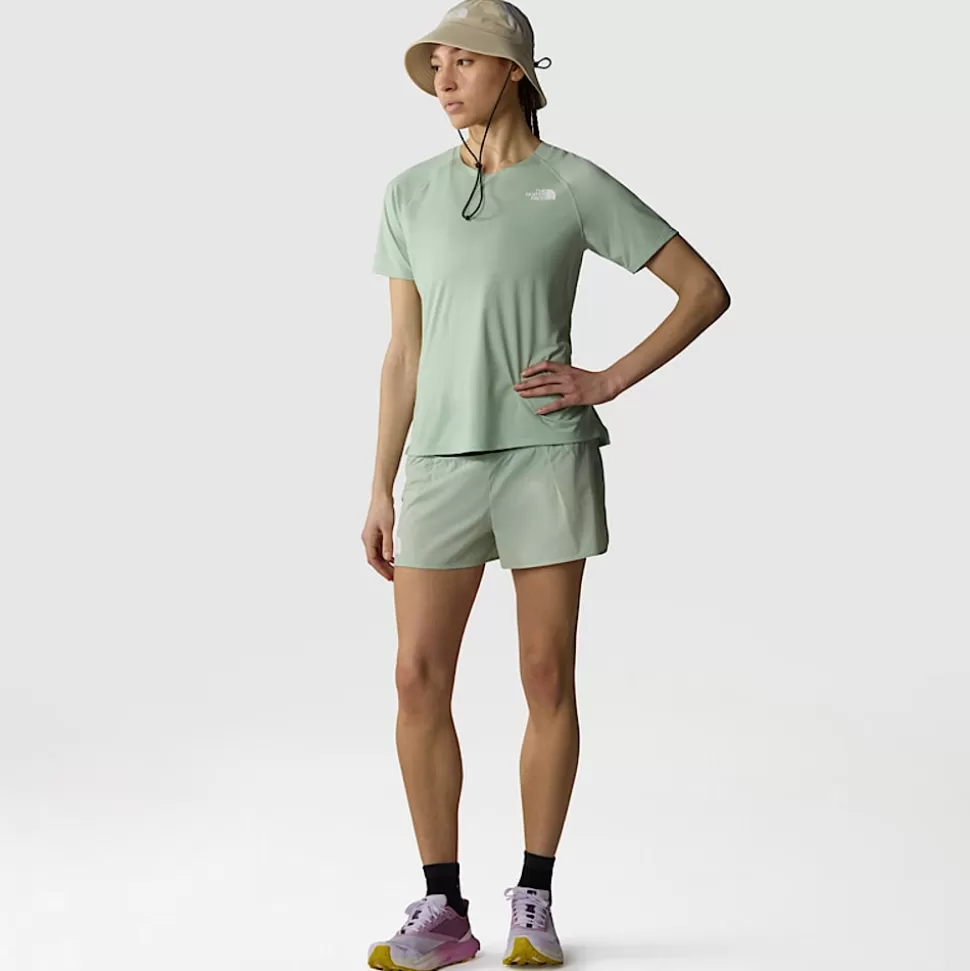 The North Face Camiseta De Trail Running Summit High Para Mujer Misty Sage Discount