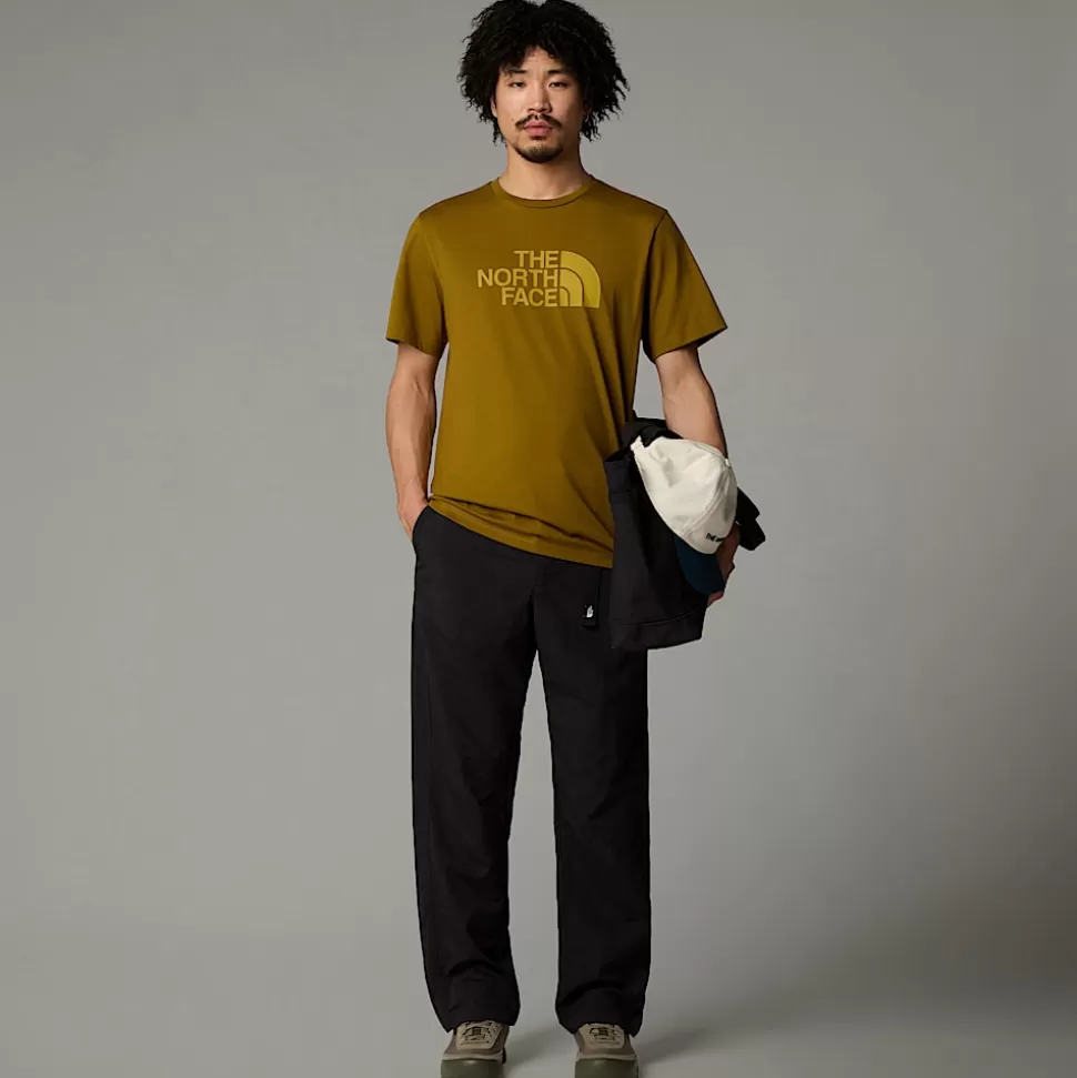 The North Face Camiseta Easy Para Hombre Moss Green-Amber Green Sale