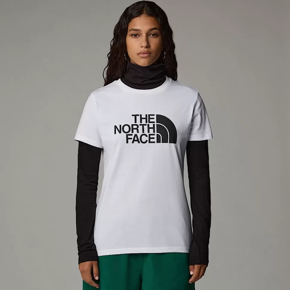 The North Face Camiseta Easy Para Mujer TNF White New