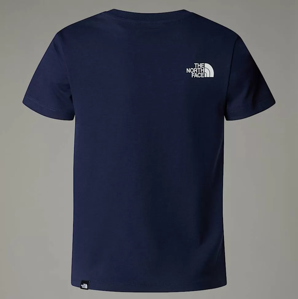 The North Face Camiseta Easy Para Niño Summit Navy Sale