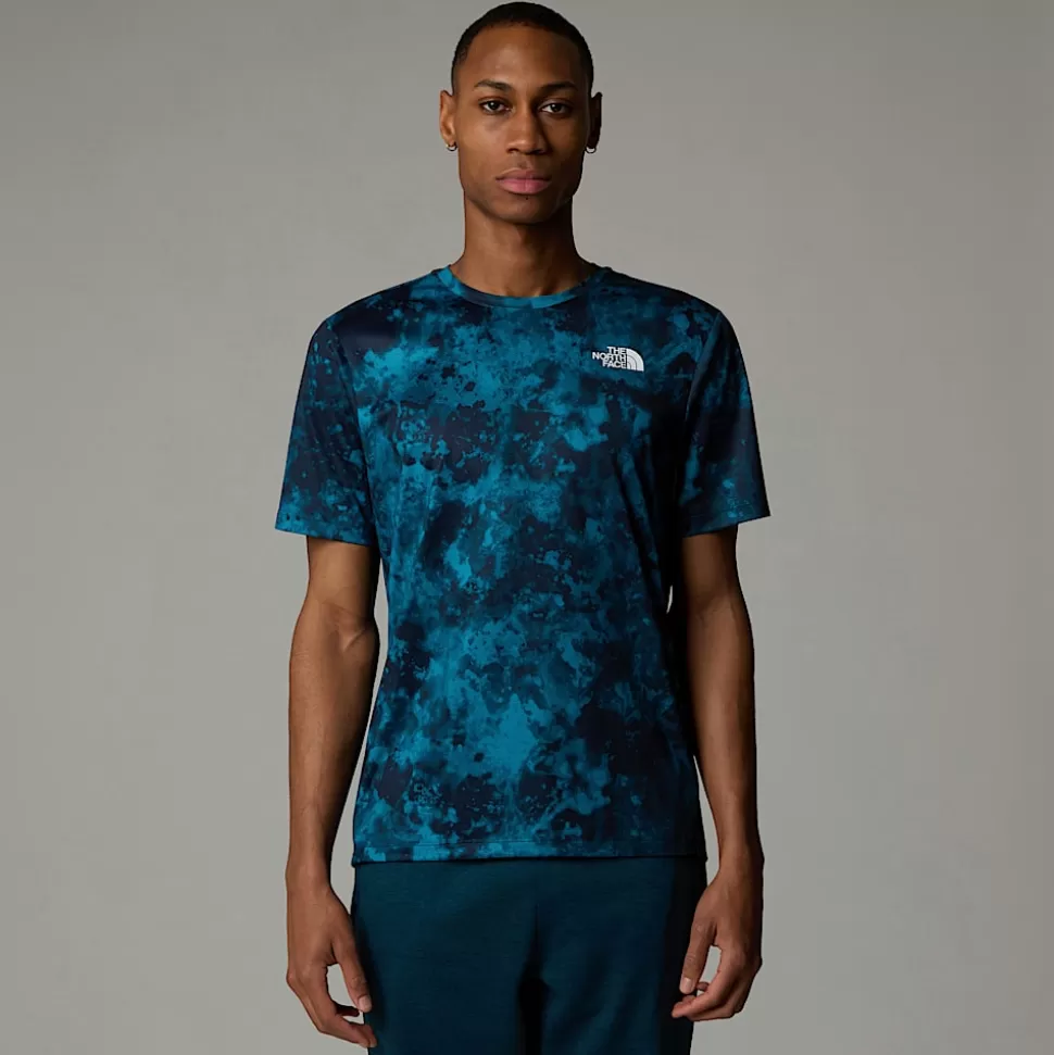 The North Face Camiseta Estampada 24/7 Para Hombre Midnight Petrol Micro Halfdome Print Shop