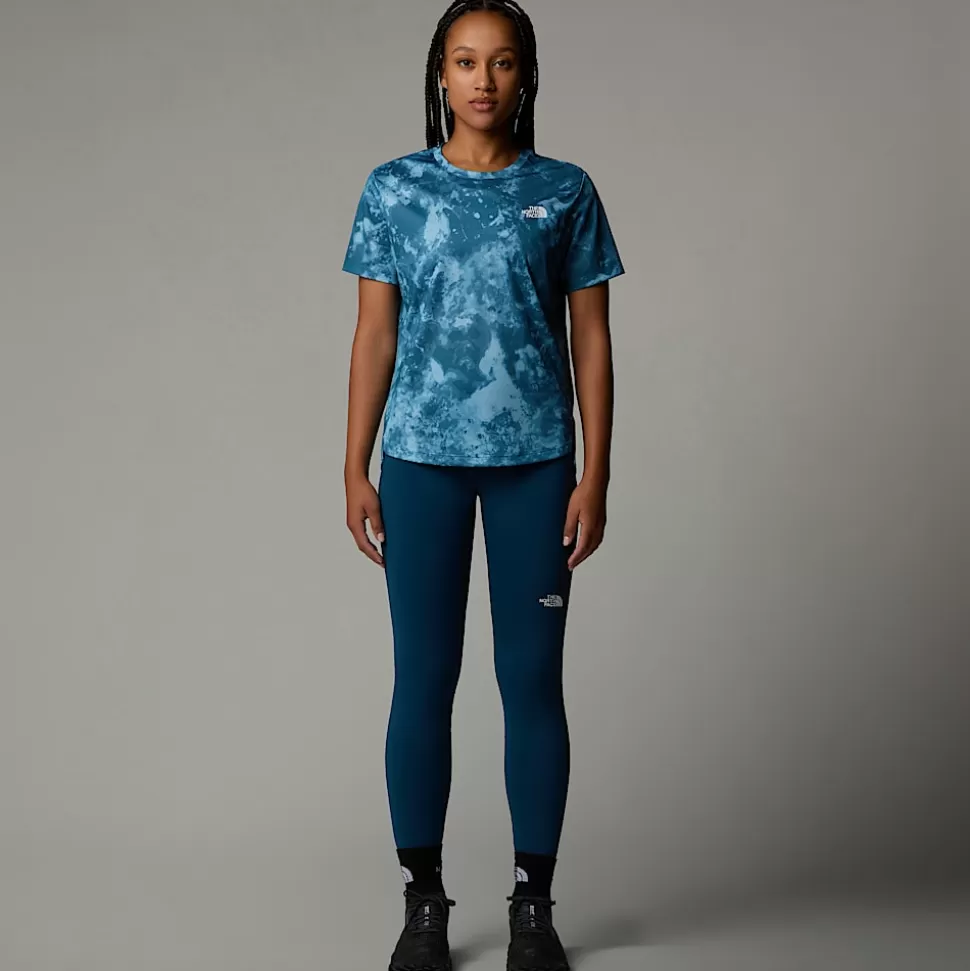 The North Face Camiseta Estampada Flex Para Mujer Mallard Blue Micro Halfdome Print Best Sale