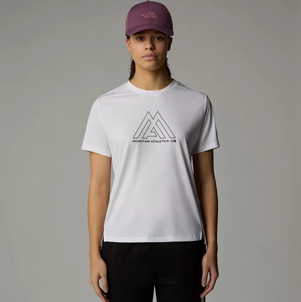The North Face Camiseta Flex Para Mujer TNF White Cheap