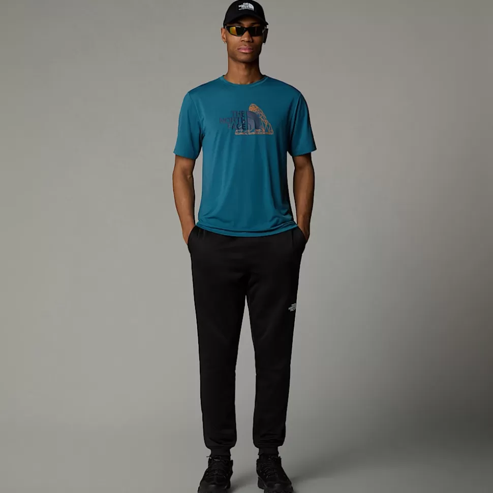 The North Face Camiseta Foundation Mountain Para Hombre MALLARD BLUE Discount