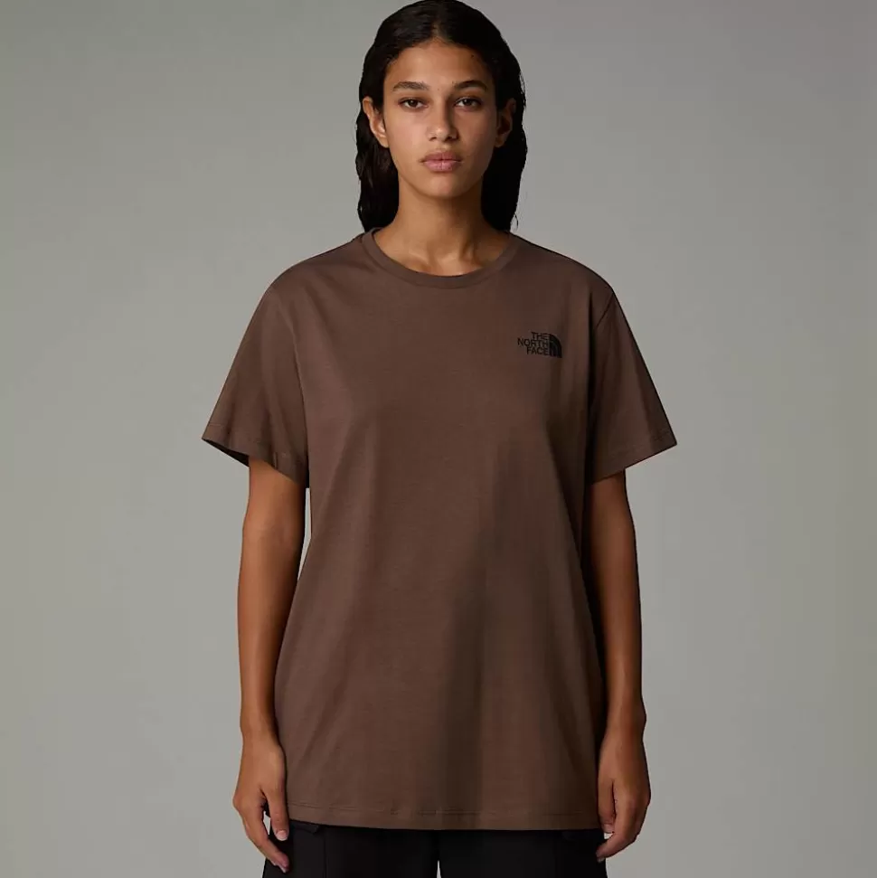 The North Face Camiseta Holgada Redbox Para Mujer Smokey Brown Store