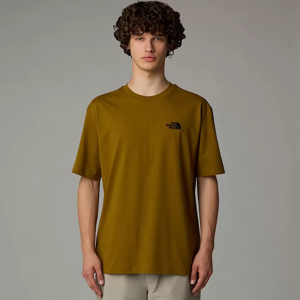 The North Face Camiseta Holgada Simple Dome Para Hombre Moss Green Best