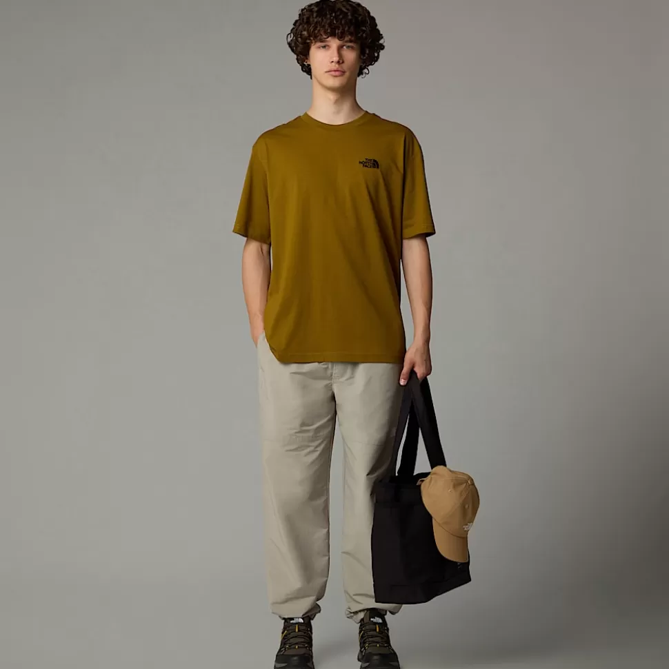 The North Face Camiseta Holgada Simple Dome Para Hombre Moss Green Best