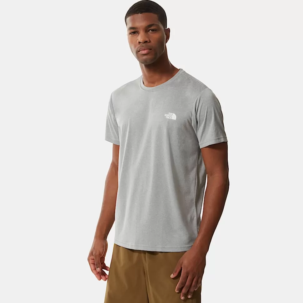 The North Face Camiseta Reaxion Amp Para Hombre Mid Grey Heather Cheap